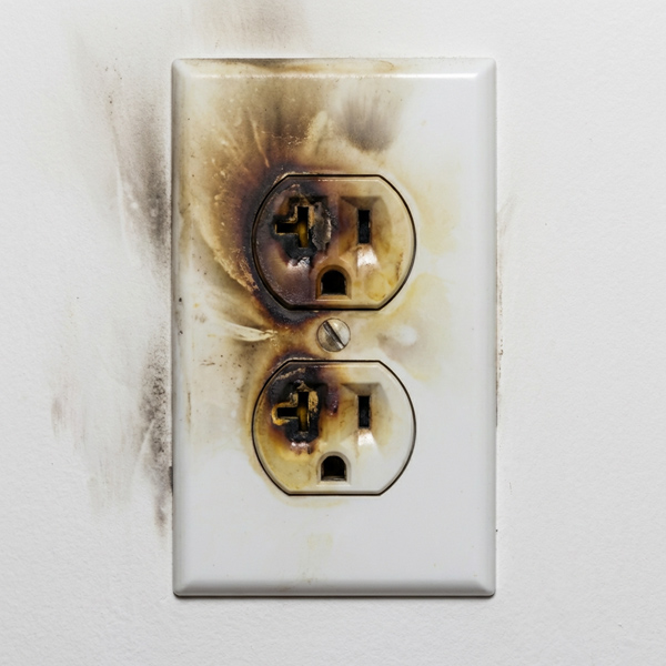 stealth-control-systems-electrical-burned-outlet Stealth Control Systems C.E.O Howard Sanford